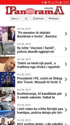 Gazeta Panorama android App screenshot 2